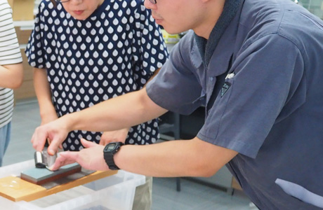 包丁研ぎ直し講習